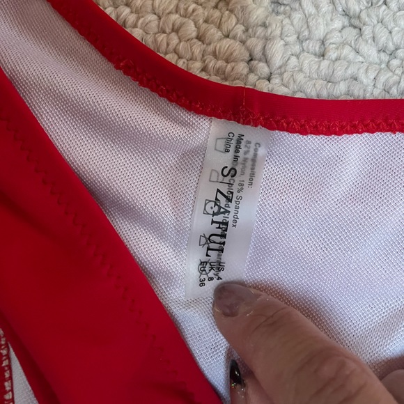 Zaful Red Bikini Set (S) - Picture 2 of 2